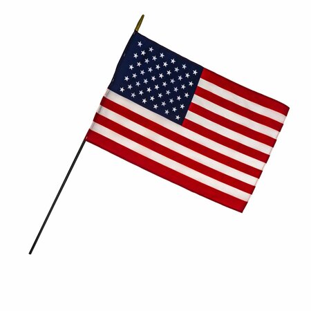 Flagzone Nylon U.S. Classroom Flag, 16in. x 24in., 3PK 1048304